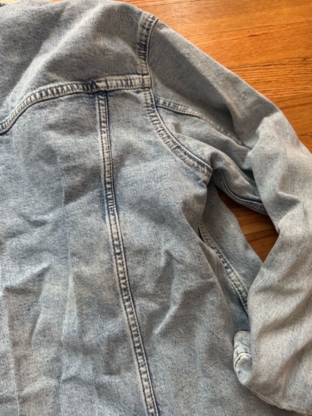 H&M Light Blue Denim Jacket sz 14 - Picture 8 of 8